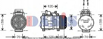 AKS DASIS 851402n -  Компрессор, кондиционер